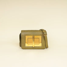 Tom Ford Olive Natalia Python Medium Shoulder Bag