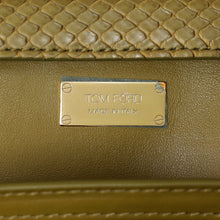 Tom Ford Olive Natalia Python Medium Shoulder Bag