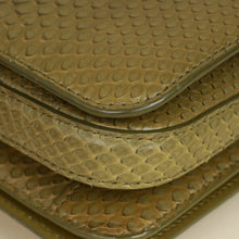 Tom Ford Olive Natalia Python Medium Shoulder Bag