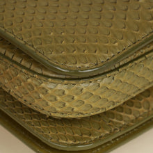 Tom Ford Olive Natalia Python Medium Shoulder Bag