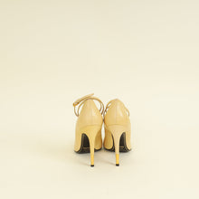 Tom Ford Beige Padlock Ankle Wrap Pump 37