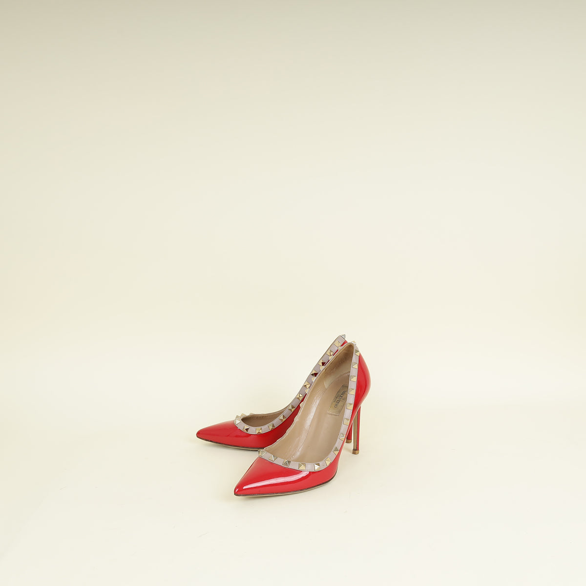 Valentino Red Rockstud Pump 38