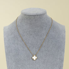 Van Cleef & Arpels 18K Yellow Gold Vintage Alhambra MOP Pendant Necklace