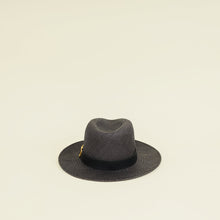 Valentino Black Vlogo Straw Sun Hat