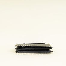 Valentino Black Rockstud Wristlet Clutch