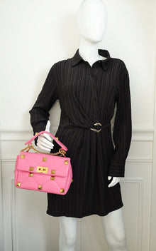 Valentino Fuchsia Roman Stud The Small Shoulder Bag