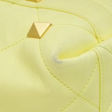 Valentino Lime Roman Stud Tote Bag