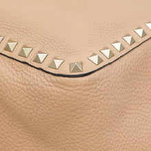 Valentino Bicolor Beaded Rockstud Vitello Reversible Tote Bag