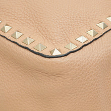 Valentino Bicolor Beaded Rockstud Vitello Reversible Tote Bag