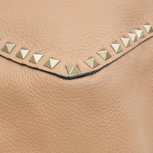 Valentino Bicolor Beaded Rockstud Vitello Reversible Tote Bag