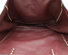 Valentino Bicolor Beaded Rockstud Vitello Reversible Tote Bag