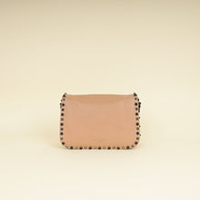 Valentino Blush Rockstud Rolling Flap Medium Bag