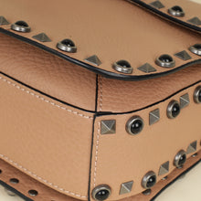 Valentino Blush Rockstud Rolling Flap Medium Bag
