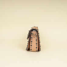 Valentino Blush Rockstud Rolling Flap Medium Bag