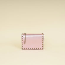 Valentino Metallic Pink Rockstud Chain Pouch