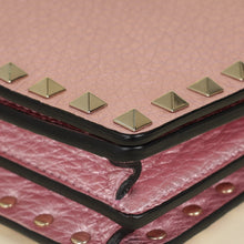 Valentino Metallic Pink Rockstud Chain Pouch