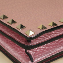Valentino Metallic Pink Rockstud Chain Pouch