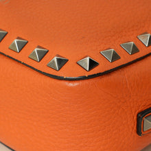 Valentino Orange Rockstud Camera Crossbody Bag