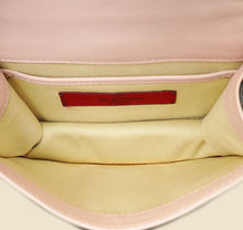 Valentino Light Pink Rockstud Glam Lock Flap Mini Shoulder Bag