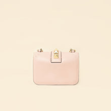 Valentino Light Pink Rockstud Glam Lock Flap Mini Shoulder Bag