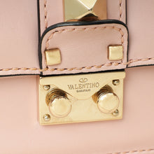 Valentino Light Pink Rockstud Glam Lock Flap Mini Shoulder Bag