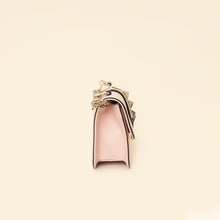 Valentino Light Pink Rockstud Glam Lock Flap Mini Shoulder Bag