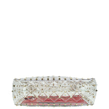 Valentino Clear PVC Rockstud Spike Top Handle Flap Bag