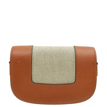 Valentino Bicolor Linen Supervee Small Crossbody Bag