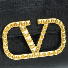 Valentino Black Micro Rockstud Alcove Bag