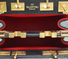Valentino Black Micro Rockstud Alcove Bag
