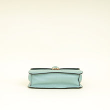 Valentino Dark Mint Green Glam Lock Rockstud Medium Flap Bag