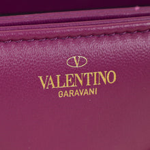 Valentino Prune One Stud Flap Shoulder Bag