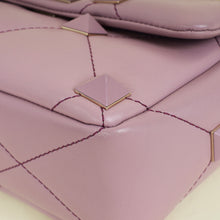 Valentino Dark Mauve Roman The Stud Flap Shoulder Bag