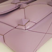 Valentino Dark Mauve Roman The Stud Flap Shoulder Bag