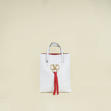Valentino Bicolor Vring Tote Bag w/ Pouch