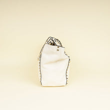 Valentino White Vitello Rockstud Tote Medium Bag