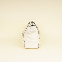 Valentino White Vitello Rockstud Tote Medium Bag