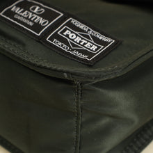 Valentino Khaki and Porter Loco Medium Shoulder Bag