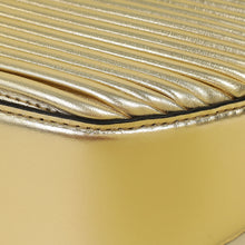 Valentino Metallic Gold Mini VLogo Moon Hobo Bag