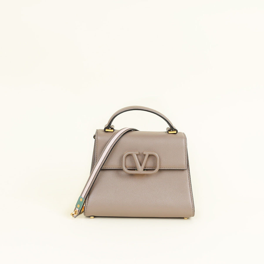 Valentino Taupe VSling Small Handbag