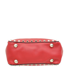 Valentino Red Vitello Rockstud Mini Bag