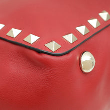 Valentino Red Vitello Rockstud Mini Bag