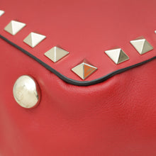 Valentino Red Vitello Rockstud Mini Bag