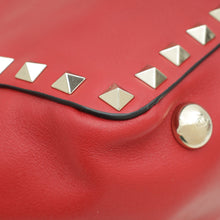 Valentino Red Vitello Rockstud Mini Bag