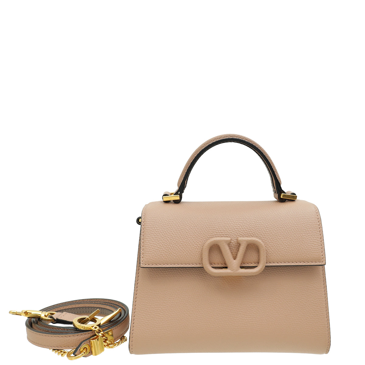 Valentino Rose Canelle Vsling Mini Handbag