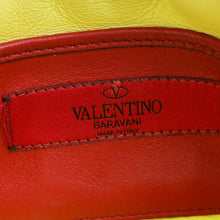 Valentino Yellow Spike Rockstud Small Flap Bag
