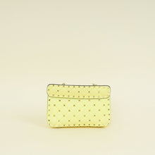 Valentino Yellow Spike Rockstud Small Flap Bag