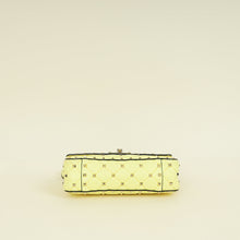 Valentino Yellow Spike Rockstud Small Flap Bag