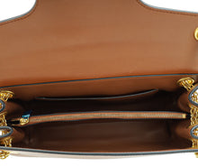 Valentino Brown Stud Sign Shoulder Bag