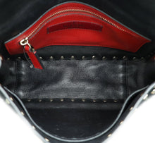 Valentino Black VLTN Spike Rockstud Flap Medium Shoulder Bag
